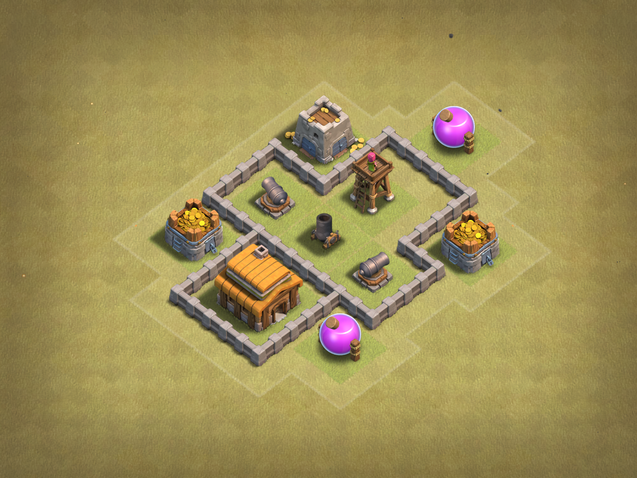 高HPの施設の配置