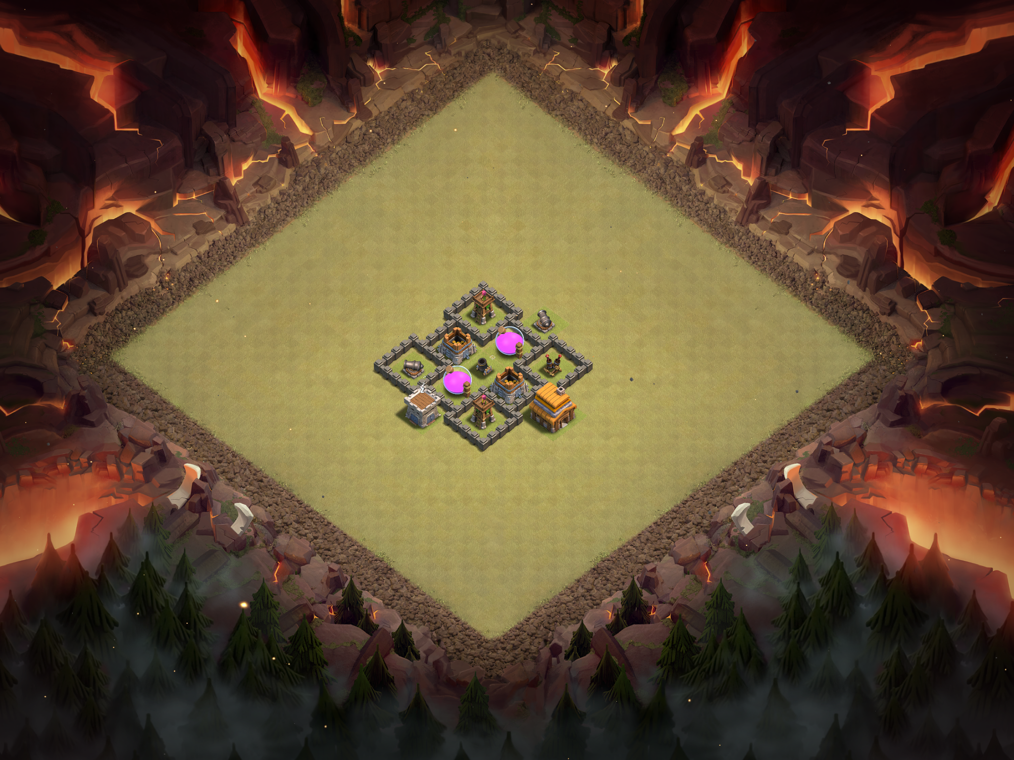 主要施設の配置